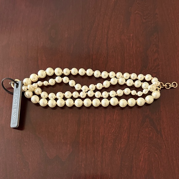 J. Crew Jewelry - NWT Multi-strand J.Crew Pearl Bracelet